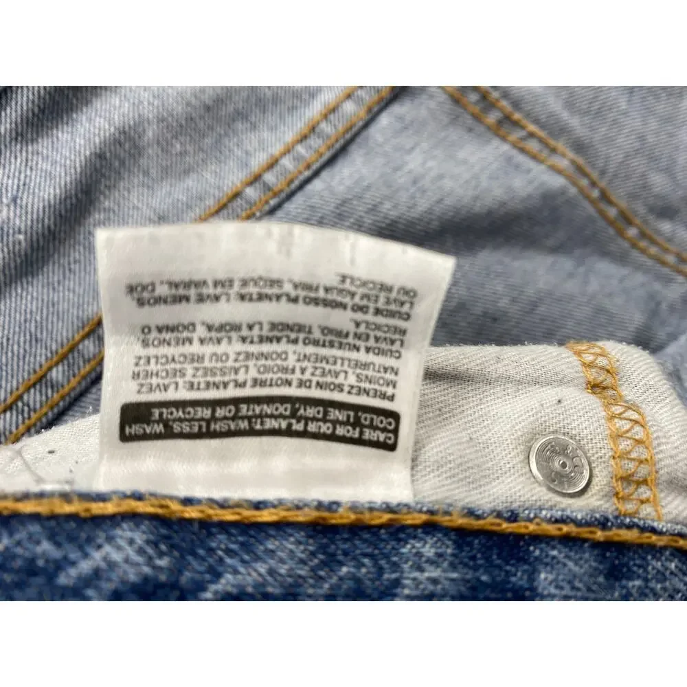 Levi’s 550 Denim Shorts W40 Relaxed Fit Blue Jean Cutoffs Vintage Style